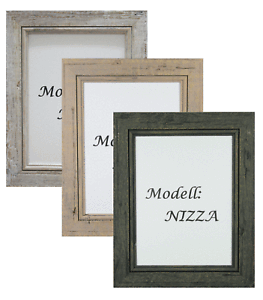 Holz Bilderrahmen Alle Grossen Nach Mass Shabby Chic Rustikal Weiss Schwarz Natur Ebay