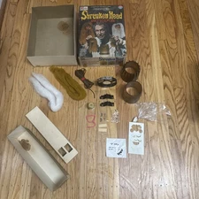 Vtg 1975 MB Vincent Price Horror SHRUNKEN HEAD APPLE SCULPTURE KIT Box