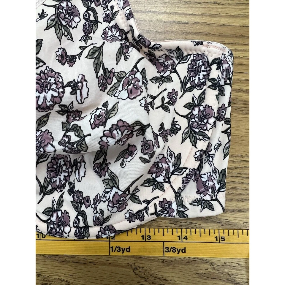 Sutiã Avenue Body rosa estampa floral 40DD costas mais suave com aro 40 DD forrado - Imagem 4 de 4