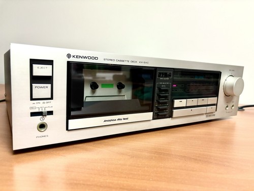 Vintage Kenwood Stereo Cassette Deck KX-5XC With Manual