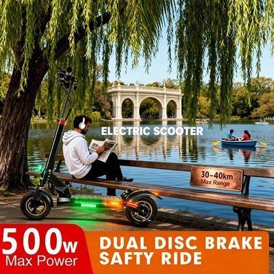 70 - mile Adult E - Scooter: 28 mph, Dual Cushion - Enjoy Pleasant Every Ride