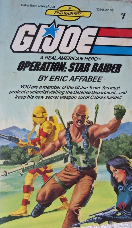 Vintage PB - BALLANTINE # 32665 - G. I. JOE  #  1 - ERIC AFFABEE - PBO 85