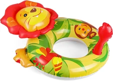 Inflatable Swim Ring, Durable Animals Shaped Summer Pool Beach Party Swimming...