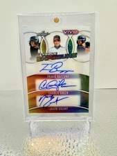 2025 Leaf Vivid Travis Bazzana Charlie Sheen Jacob Cozart Triple Auto /5