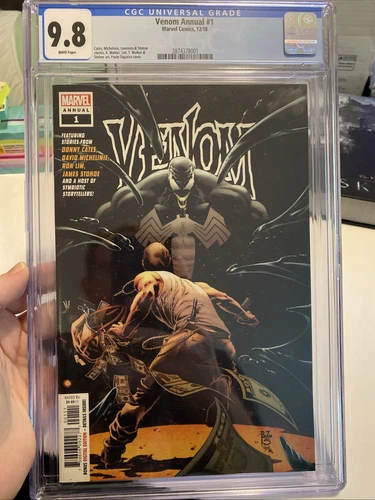 VENOM ANNUAL #1 CGC 9.8 GRADED 2018 MARVEL COMICS DONNY CATES! WALKER! LIM!+