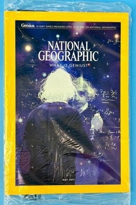 NEW Sealed National Geographic Magazine May 2017 What is Genius Einstein Brain