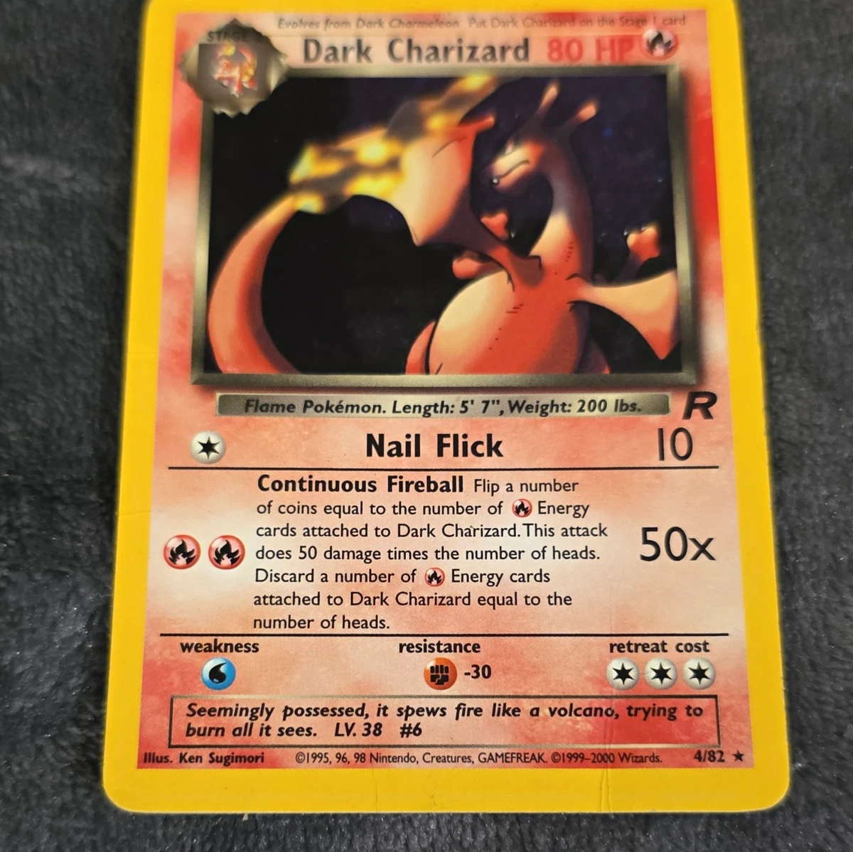 25+ Darkness Charizard Pokémon TCG Team Rocket Individual