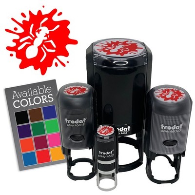 Dead Bug Squished Splatter Ant Insect Self-Inking Rubber Stamp for Stamping Ink