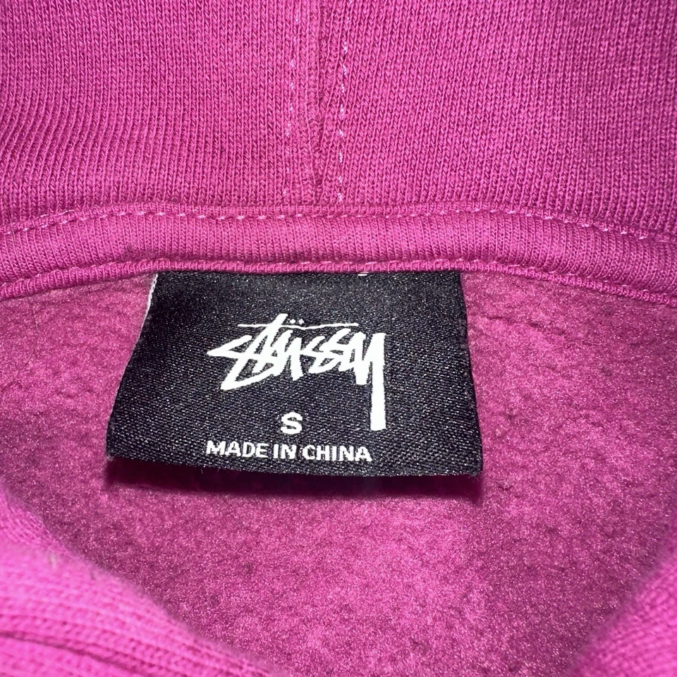 Sudadera con Capucha Stussy Para Mujer Pequeña S Vintage Pullover Sudadera Logo Cuernos Y2K Surf Foto 4 de 4