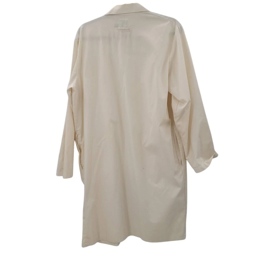 Empire Vintage White-ish Lab Doctor Police Coat Uniform Large single Pocket