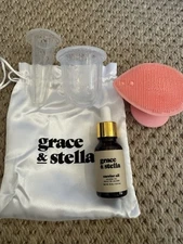 Grace & Stella Skincare facial cupping massageNWTset with jojoba oil. New.