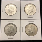 Lot Of (4) Kennedy Half Dollars 40% Percent Silver 65,66,68D,69D