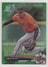 2017 Bowman Chrome Prospects Mega Box Green Refractor 16/99 Jomar Reyes 4al