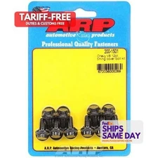 Arp 200-1501, Set of 10 Black Chromoly Chevy Timing Cover Bolt Kit Performance