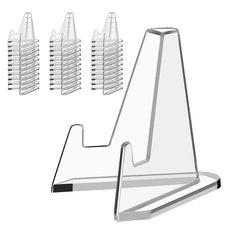 36 Pack Acrylic Card Display Stands (2.1Inch) - Multi-Use Trading Card Holder...