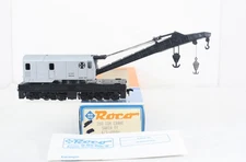 HO Scale Roco Santa Fe 200 Ton Wrecking Crane Operating Excellent
