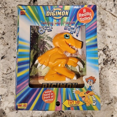 NEW Digimon Adventure Talking Wall Plaque Digital Monster 2000 Digi Blast 3D Art
