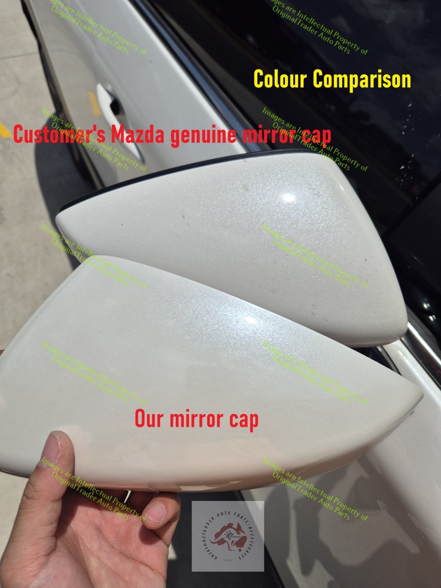 Right Side Mirror Case Cover fits Mazda CX-3 CX3 DK Snowflake