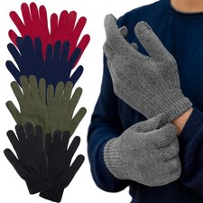 Adult Winter Knit Gloves - 5 Colors Case Pack 50