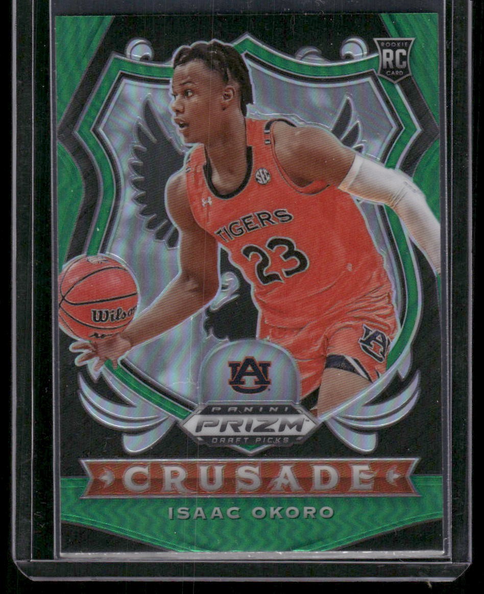 2020 Panini Prizm Draft Picks Collegiate #84 Isaac Okoro Green
