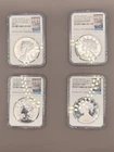 2017 American Liberty 225th Anniversary Silver Four Coin Set‼️NCG Perfect 70‼️
