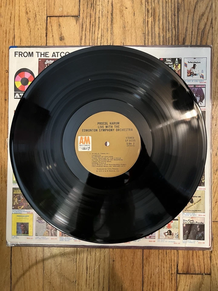 Procol Harum Live in Concert with the Edmonton Symphony Orchestra Vinyl LP - Image 3 of 4