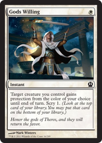 Gods Willing - Foil - Theros #16/249 MTG Magic The Gathering - Picture 1 of 1