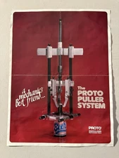 POSTER Vintage Ingersoll-Rand PROTO PULLER SYSTEM Dealer Poster - 24”x 18”