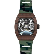 Invicta Men's Watch S1 Rally Automatic Skeleton Dial Camouflage Strap 69526