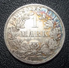 1904  F - 1  MARK  GERMANY - EF+