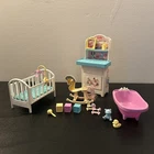 1998 vintage Kelly Baby Sister of Barbie Bedroom Play Set 67716-91 Furniture