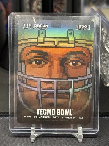 2026 Bo Jackson Battle Arena Tecmo Bowl Tim Brown Release Day 1 Promo ALT P-172