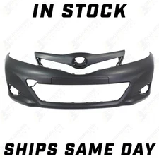 NEW Primered Front Bumper Cover Replacement for 2012-2014 Toyota Yaris Hatchback