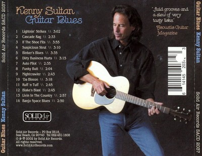 KENNY SULTAN GUITAR BLUES NEW CD