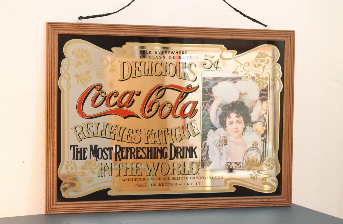 Large Vintage Coca Cola Sign In Collectible Coca-Cola Advertising