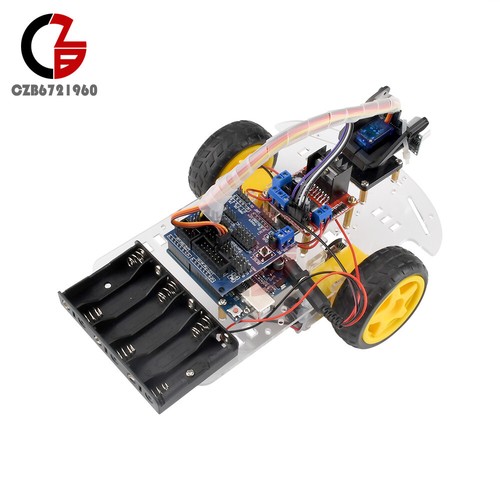 Avoidance Tracking Smart Car IR Robot DIY Chassis Starter For Arduino - Picture 10 of 31