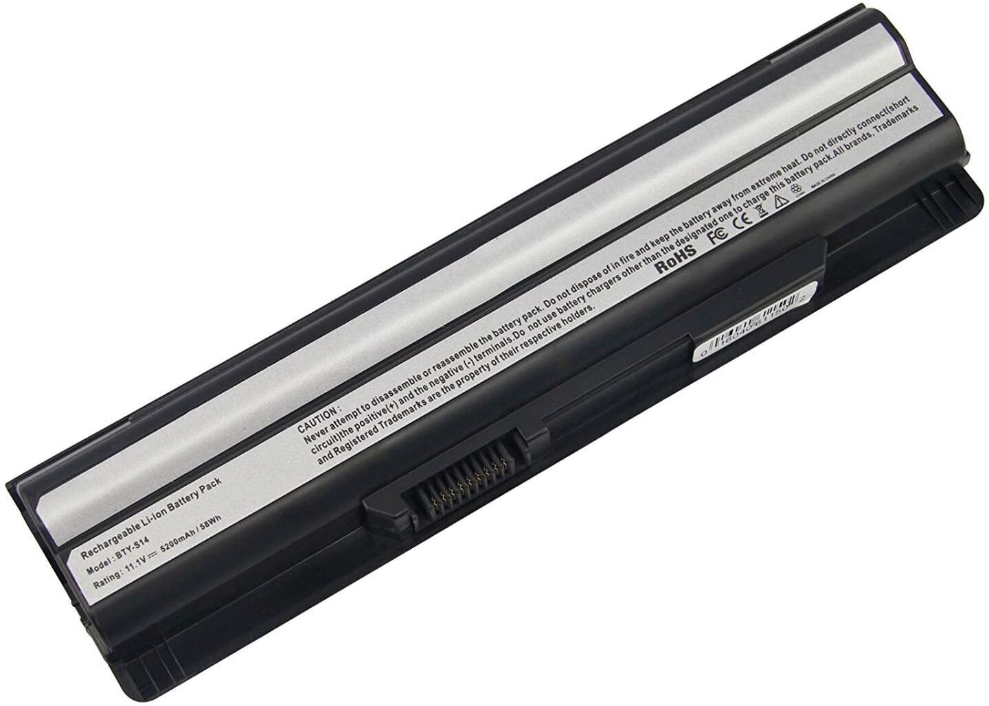 Batterie pour MSI FX620DX GE620 FX700, Haute Capacité 4400mAh pour Ordinateur Portable