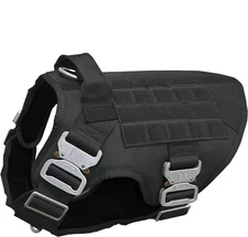 Pets ProMax Tactical Dog Harness with Four Metal Buckles