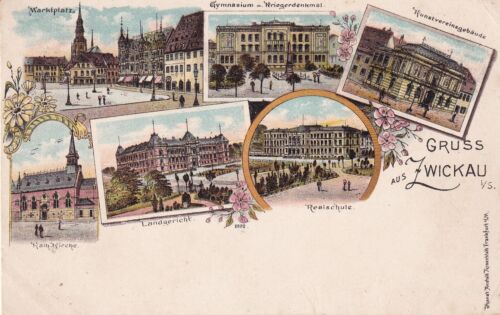 Postkarte - Gruss aus Zwickau (54) - Bild 1 von 2