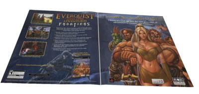 EverQuest Online Adventures Frontiers PS2 Print Ad/Poster Official Promo Art
