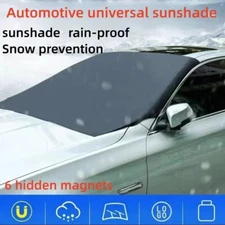 Car Snow Shield Magnetic Winter Snow Shield Front Windshield Protection Cover