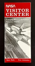 1980s NASA Visitor Center Langley Research Hampton VA Vintage Travel Brochure