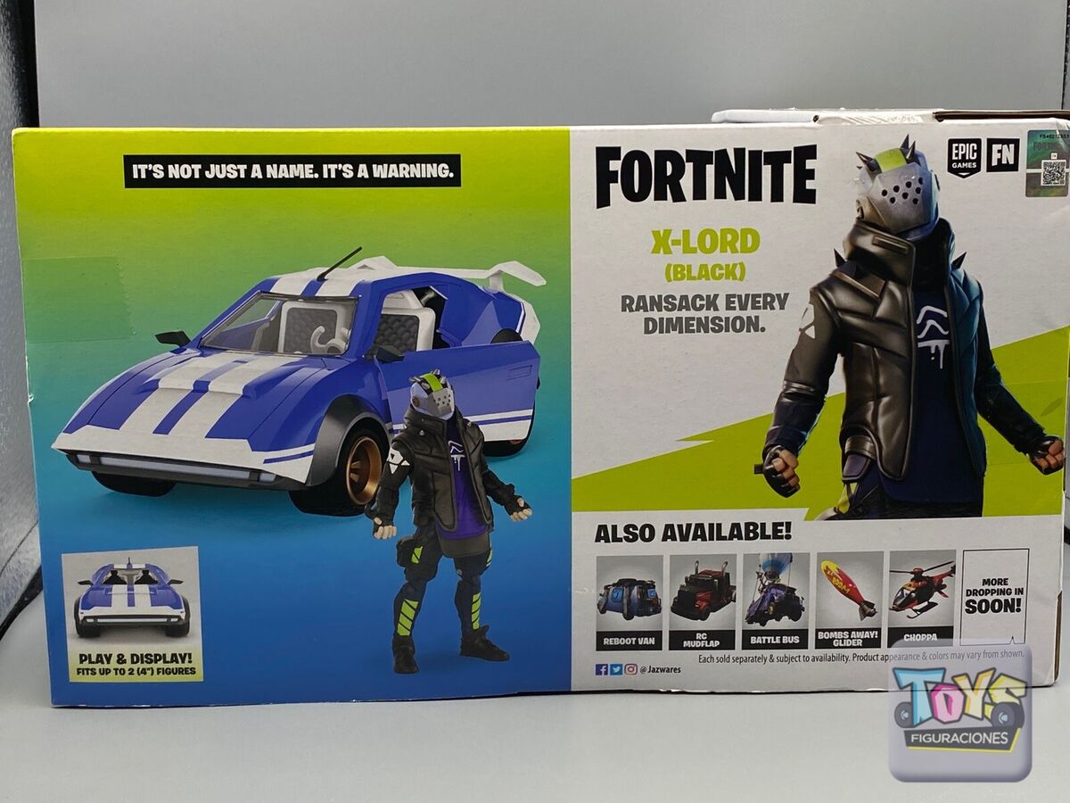 Fortnite Joy Ride Whiplash Vehicle w/4 Articulated X-Lord Figure~ #147~  NEW!