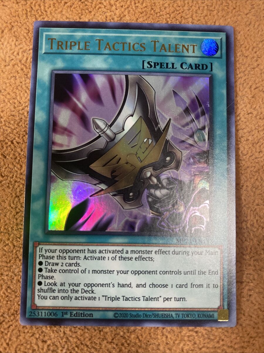 🔥Yugioh Triple Tactics Talent MP21-EN143 Ultra Rare 1st Ed 🔥Yugioh Triple Tactics Talent MP21-EN143 Ultra Rare 1st Ed