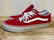 Vans Old Skool Core Classics OTW Red Skateboarding Shoes M8.5/UK 7.5 B