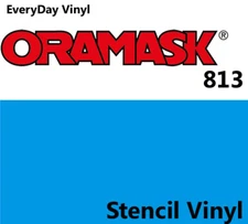 Stencil Vinyl - Oramask 813 - 5 sheets - 12"x12" - Craft Adhesive Vinyl -