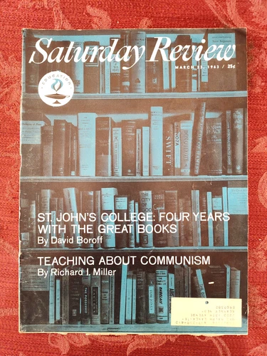 Saturday Review March 23 1963 ROLAND GITTELSOHN EDWARD L KATZENBACH DAVID BOROFF