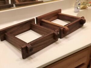 Custom Made Walnut Speaker Stands For Yamaha Nsx Speakers Ebay