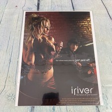 2004 Sexy Lady Hot Body Iriver PMP Vtg Print Ad/Poster Promo Art Magazine Page