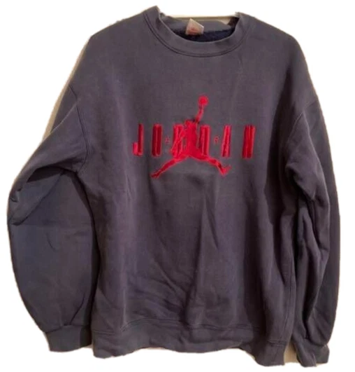 Michael Jordan Nike Sweatshirt Size M Air Jordan NBA Chicago Bulls Vintage 90 s